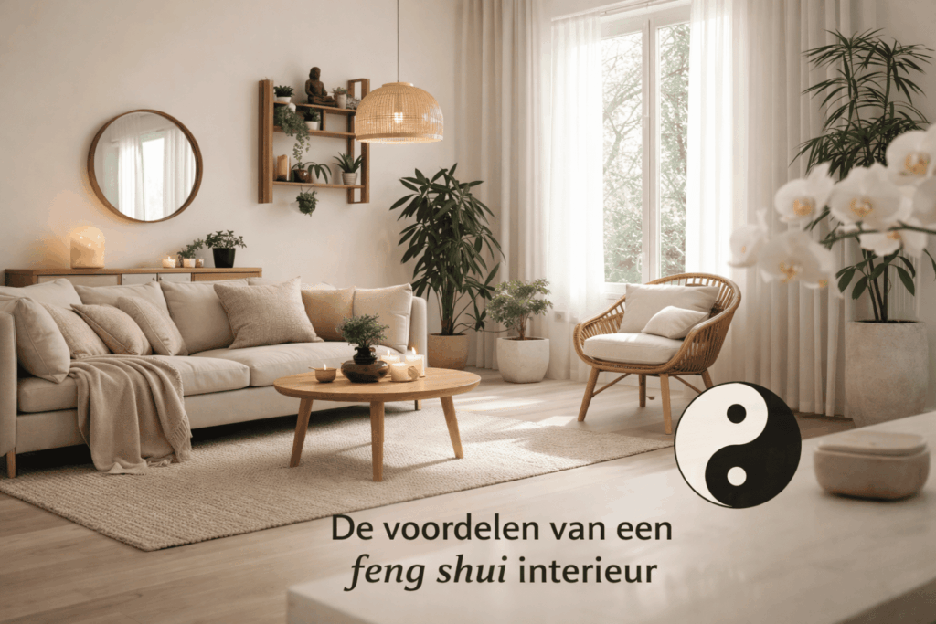 Interieur van feng shui stijl