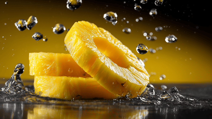 verse ananasschijven