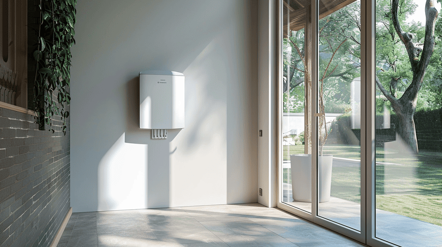 moderne thuisbatterij voor energieopslag